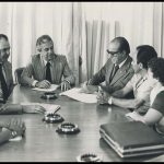 Assinatura de convênios do Inamps com os Hospitais de Pedralva e Natércia – Agosto/1981.