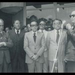 Inauguração do Fórum de Itajubá. Aureliano Chaves, Governador Francelino Pereira e à tribuna Deputado Euclides Cintra – 04/10/1979.