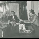 Audiência com o Prefeito de Jacutinga, Governador Francelino Pereira e Deputado Euclides Cintra – Outubro/1979.