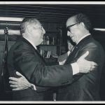 Apoio político a Aureliano Chaves, como candidato à presidência da República, juntamente com Jésus Trindade Barreto e Octacílio Miranda, Brasília – 16/05/1983